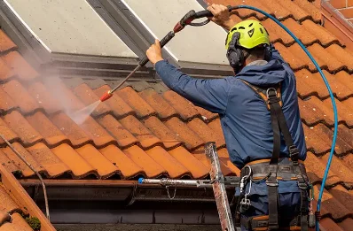 Démoussage et hydrofuge de toiture à Villeperrot